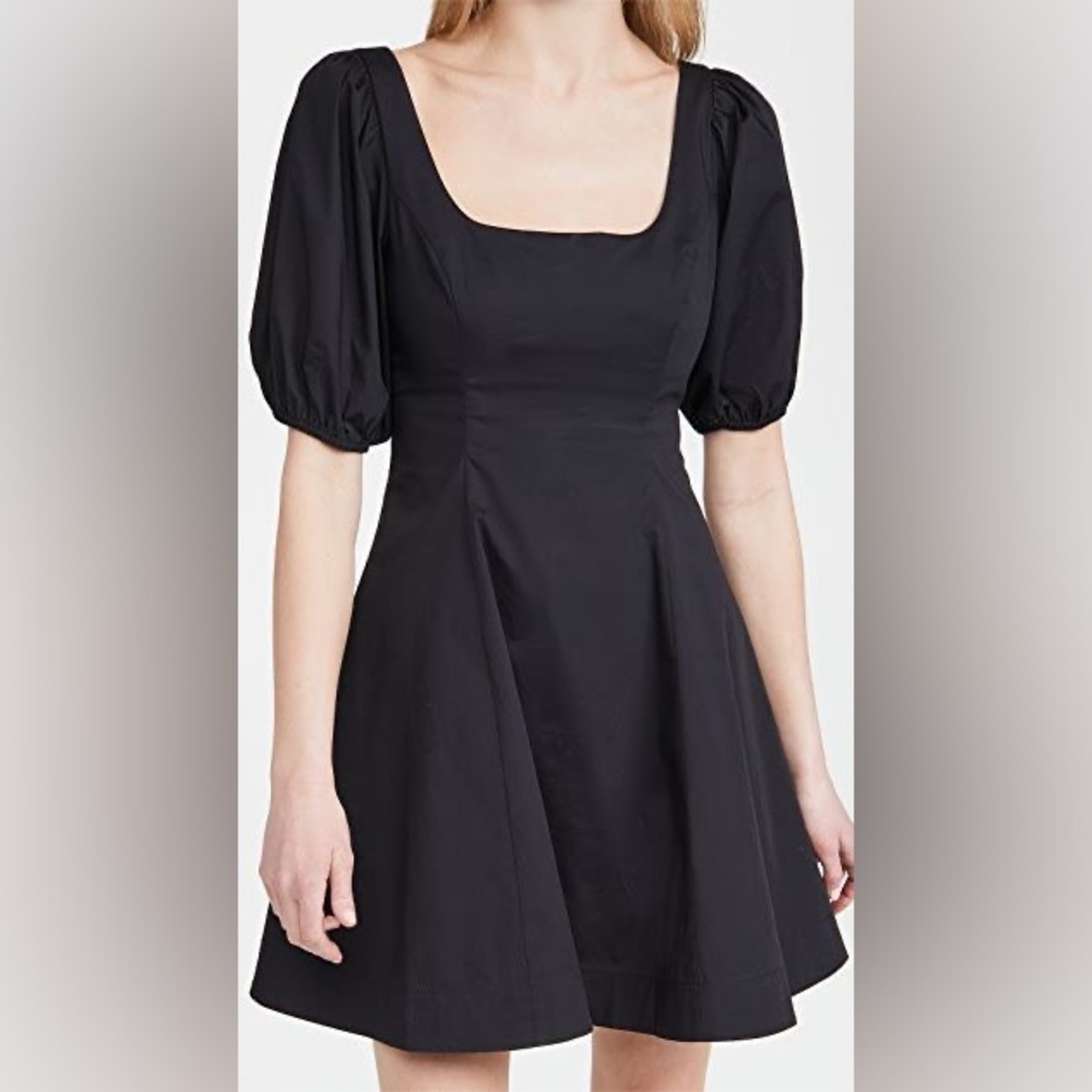 Staud Laelia 00 black dress
